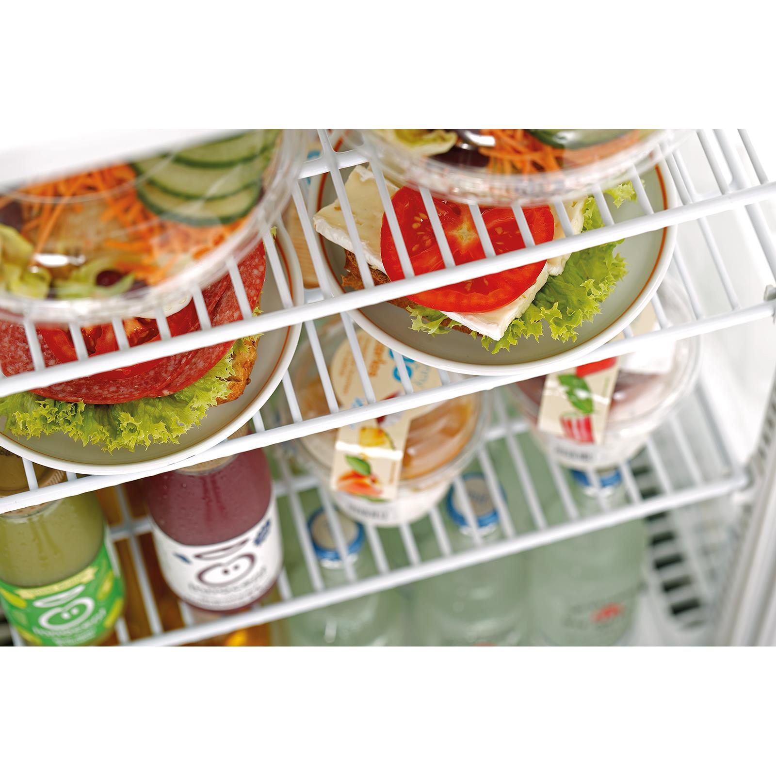 Mini-Kühlvitrine 78L, weiß