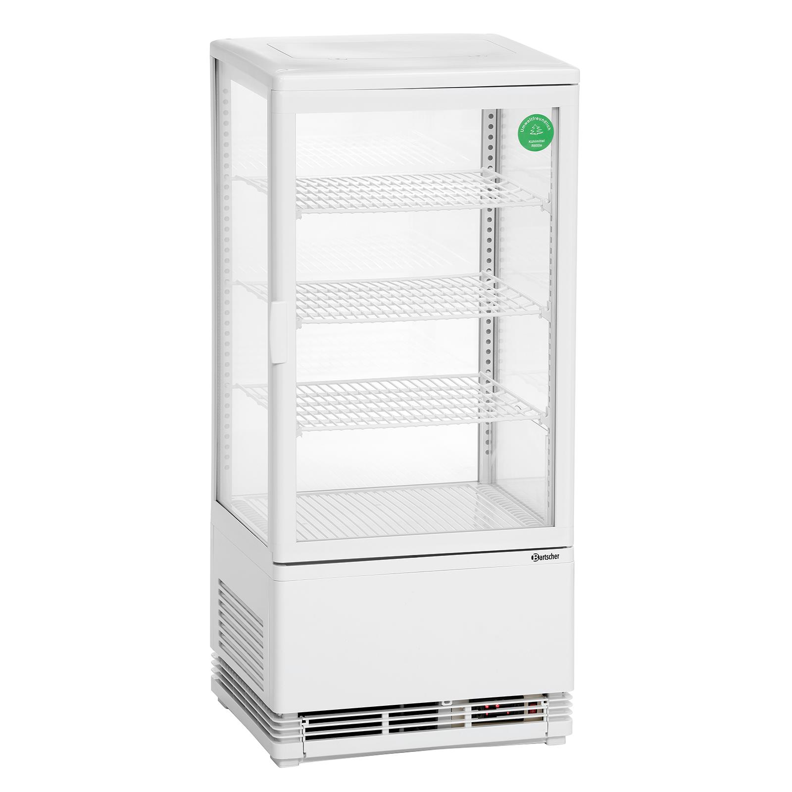Mini-Kühlvitrine 78L, weiß