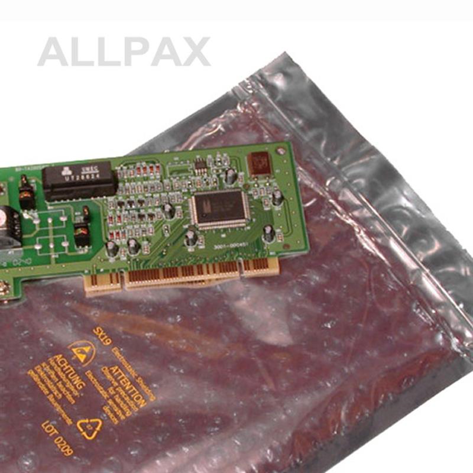 Metallisierte Luftpolsterbeutel mit Zipp