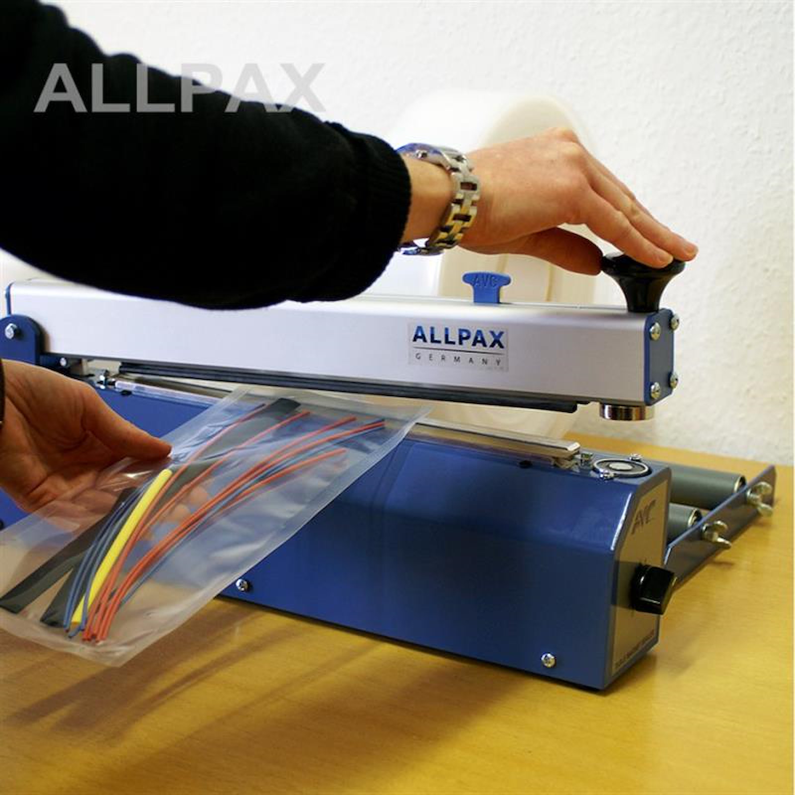 Musterverpackung beim Schweißvorgang