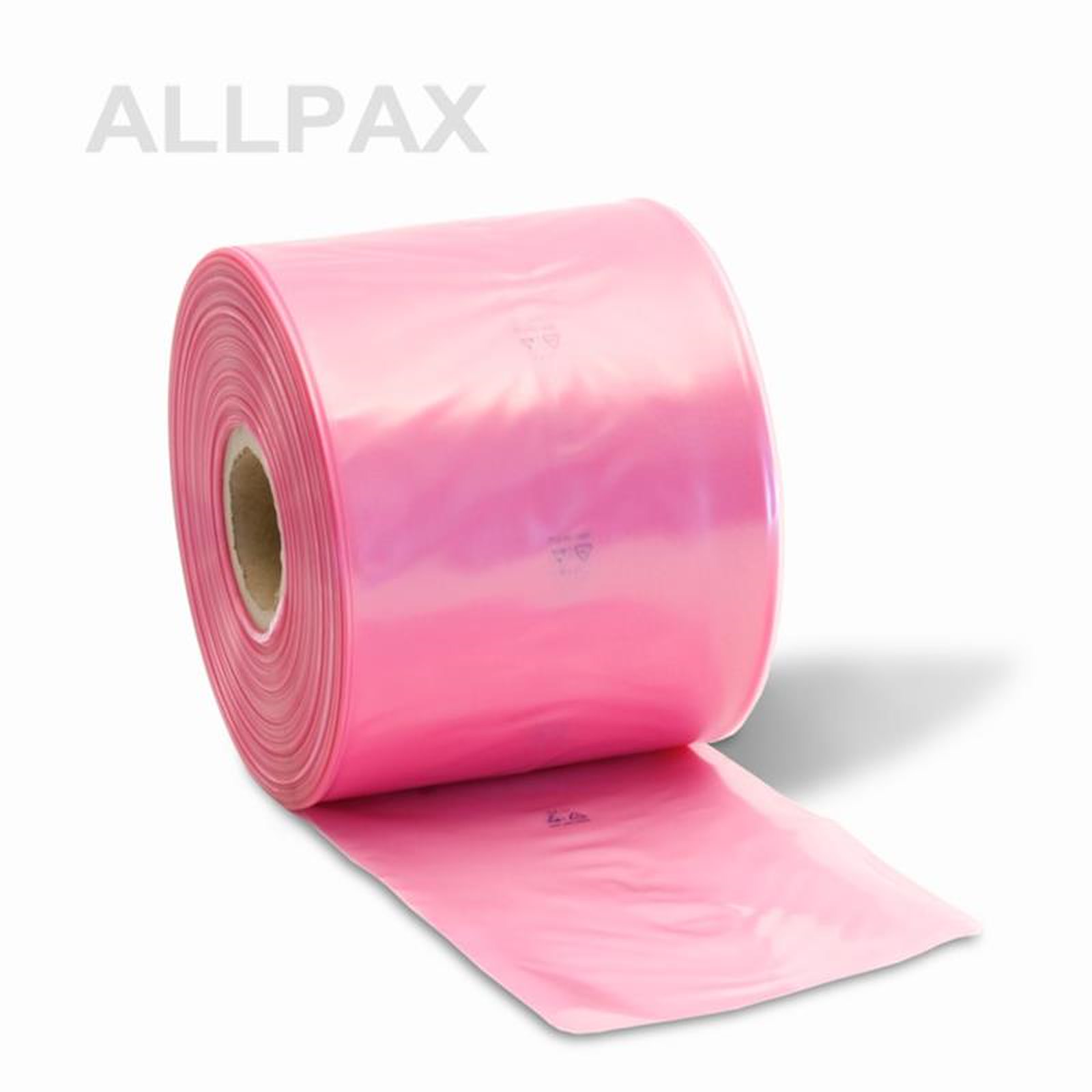 Pink Poly-Schlauchfolie