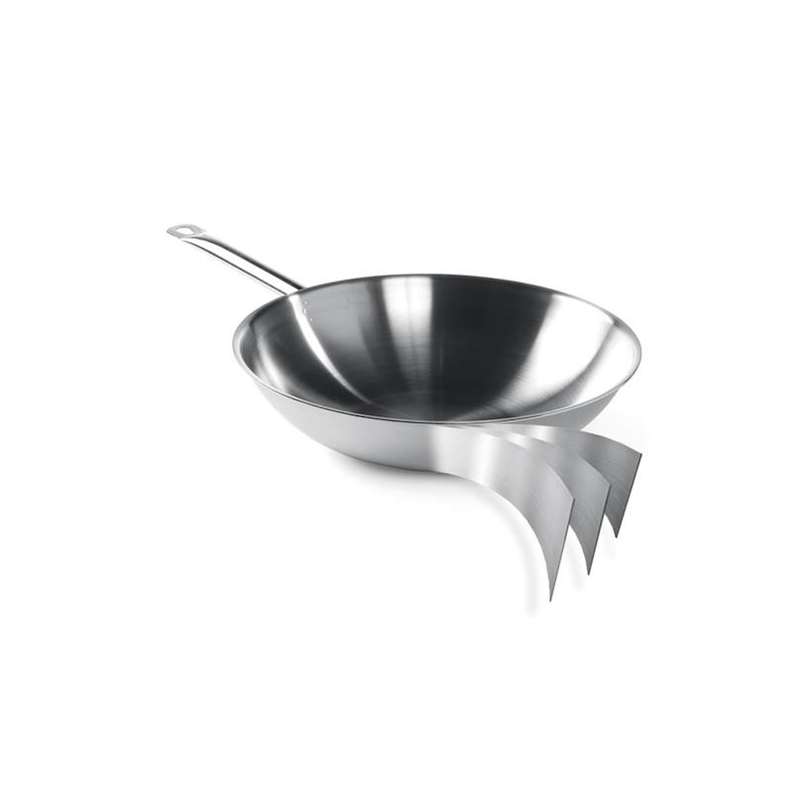 Wokpfanne Edelstahl