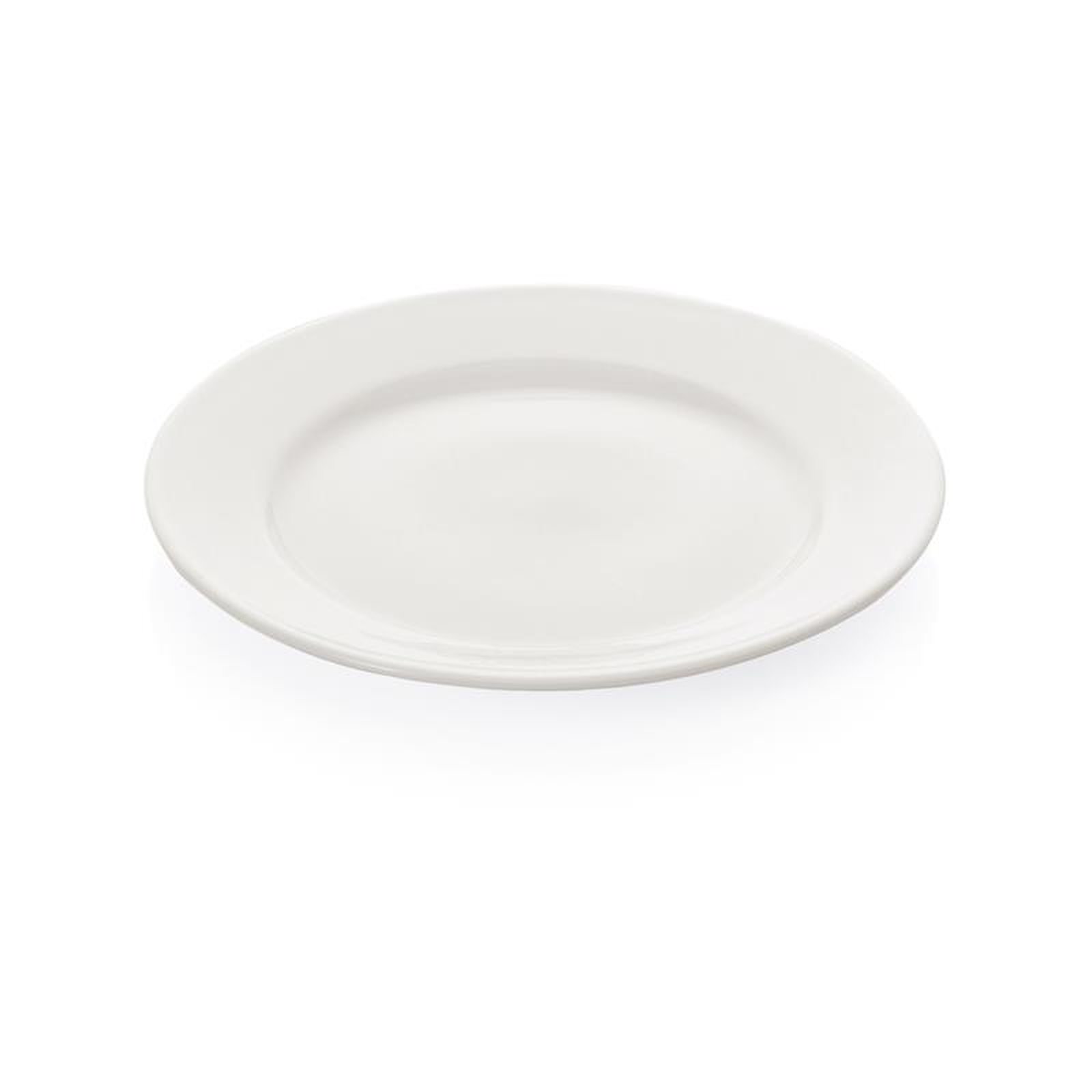 Flacher Teller Opalglas