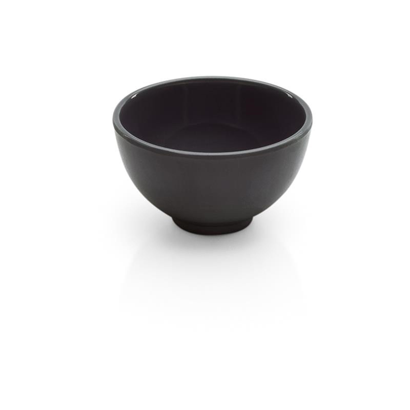 Schwarze Dipschale, Melamin, 12er Set