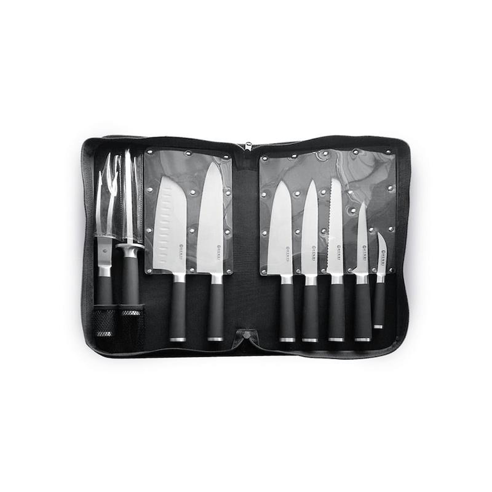 Hendi Messer Set Tasche geöffnet