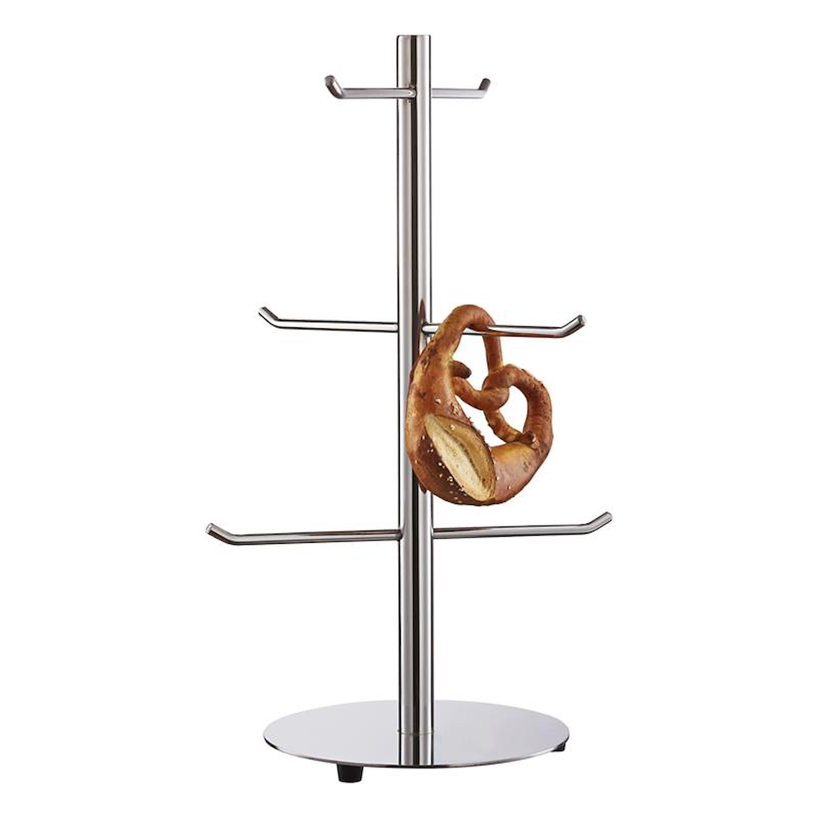 Brezel-/Wurstständer aus Chromnickelstahl