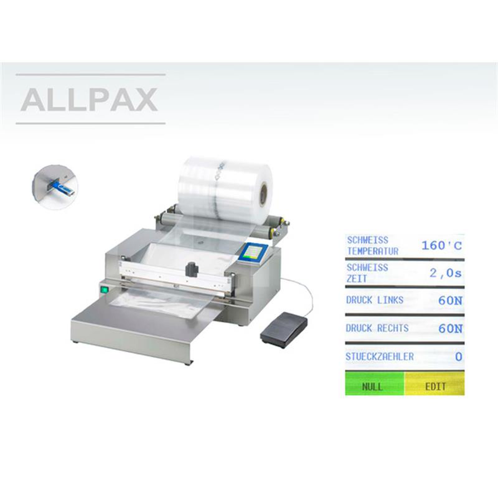 polystar® 438 M validierbar mit USB-Anschluss