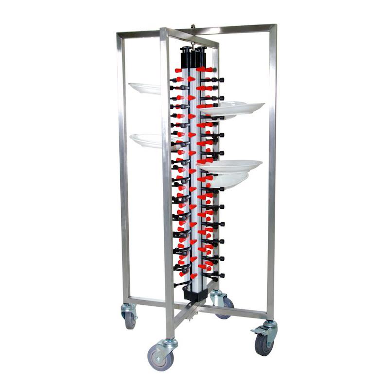Tellerstapelsystem - Tellerwagen für 48 Teller