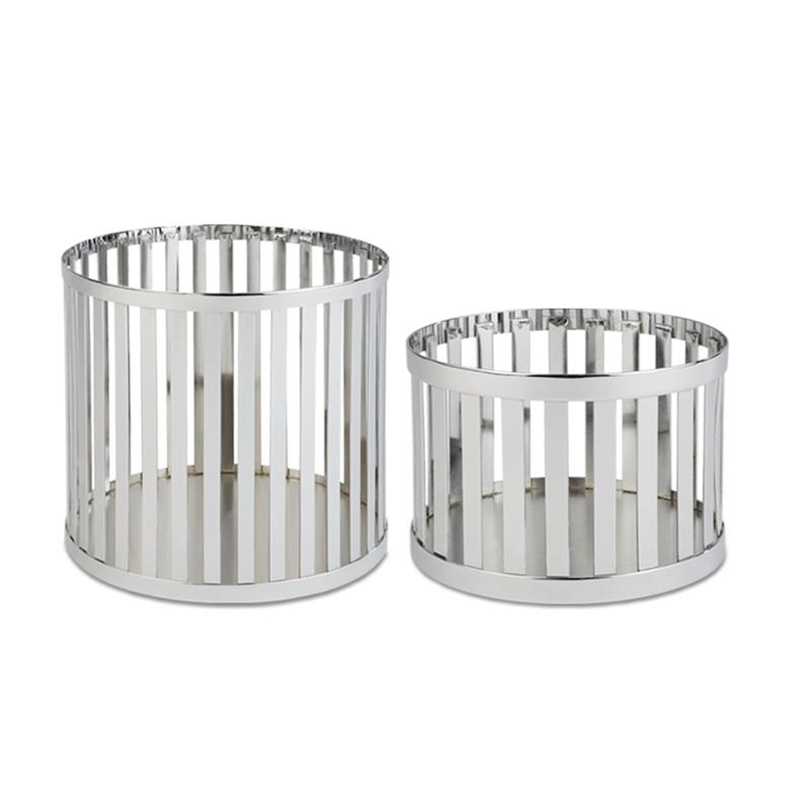 Korb/Ständer aus Metall, chrome