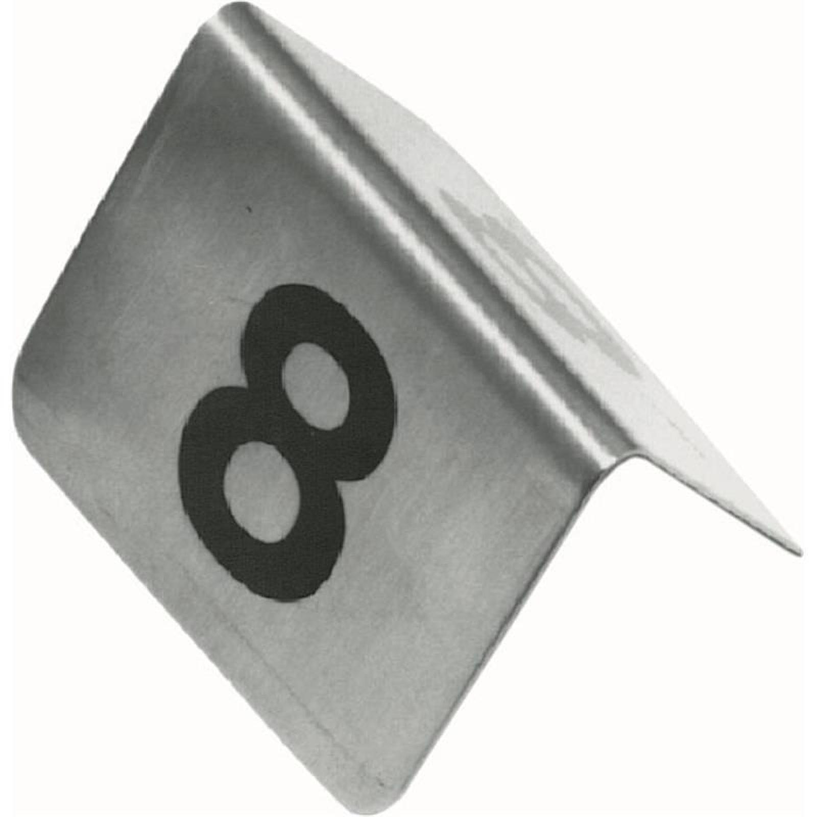 Satz Tischnummernschilder 10er, 1-72