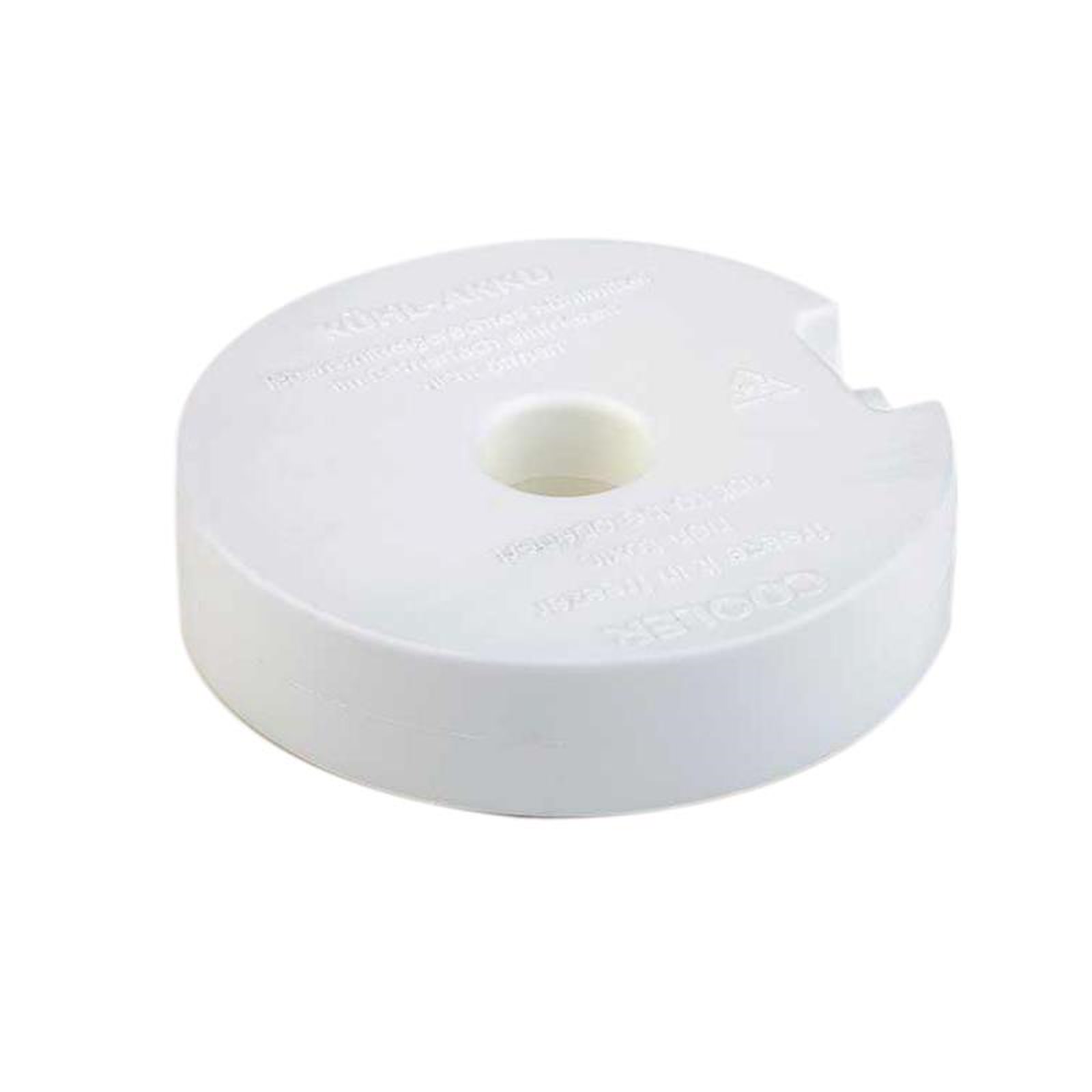 Kühlelement / Kühlakku rund, ca. Ø 10,5 cm, Höhe 2,5