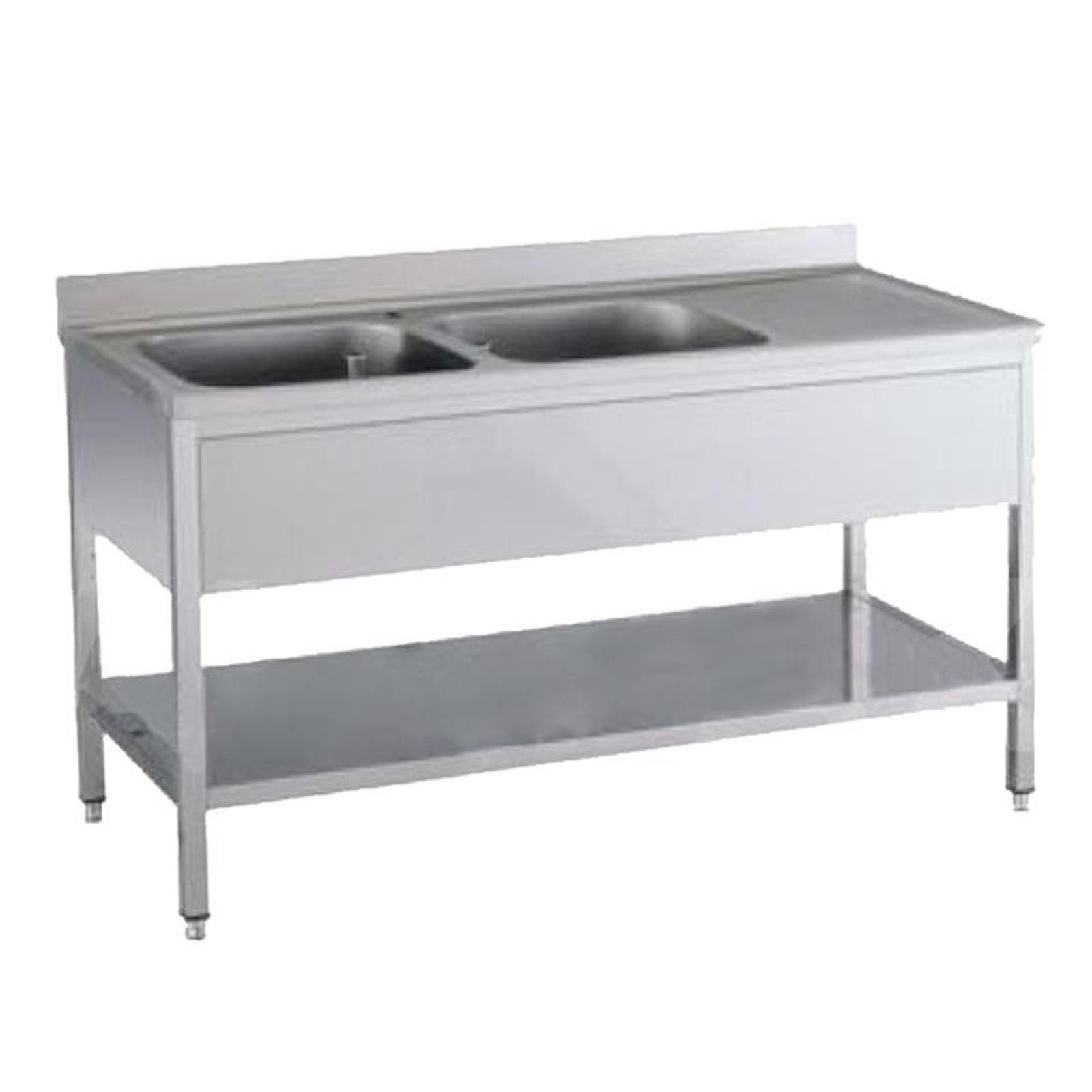Spültisch, 2 Becken
