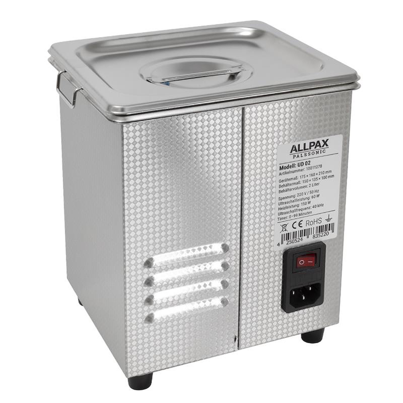 Ultraschallreiniger Rückseite