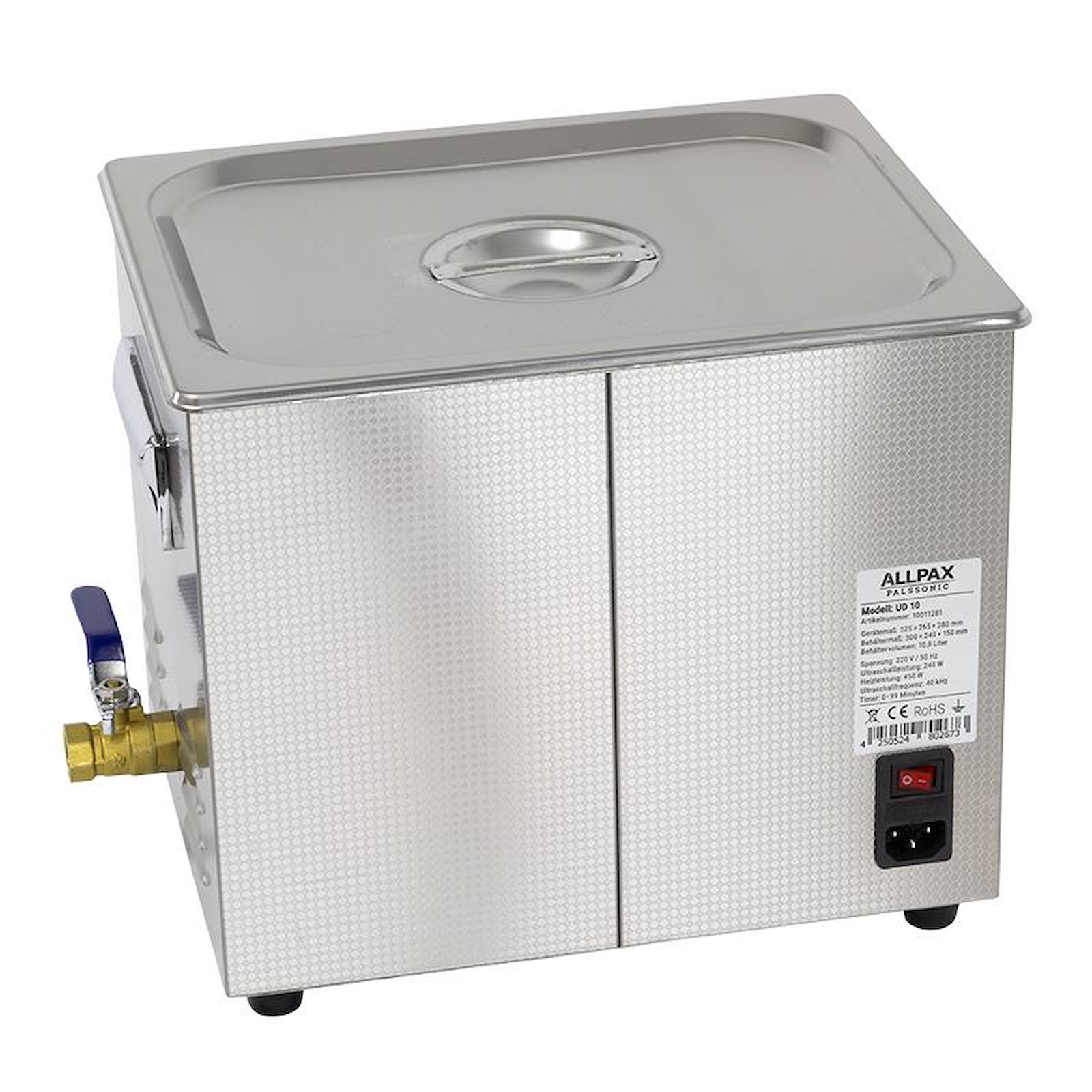 Ultraschallreiniger Rückseite