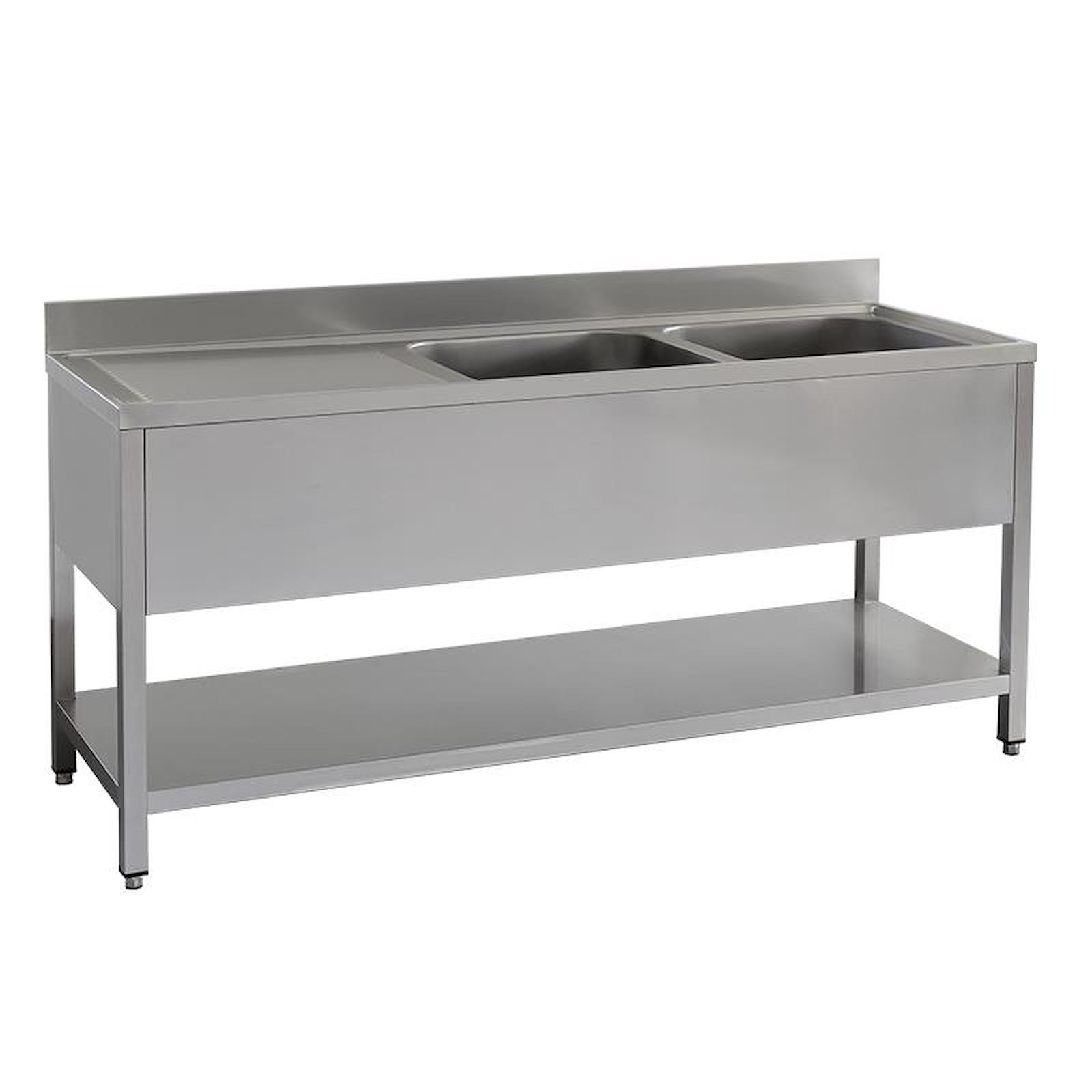 Gastro Spültisch 2 Becken