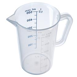 Messbecher Rückseite