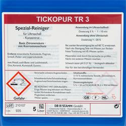 TICKOPUR TR 3 Etikett