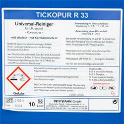 TICKOPUR R 33 Etikett