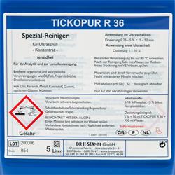 TICKOPUR R 36 Etikett