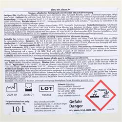 elma tec clean A4 label achterkant