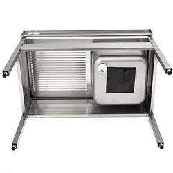 Spoeltafel 700mm, XL bak links