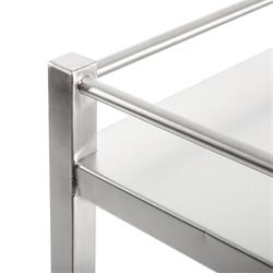 RVS Rollwagen – breedte 490 mm
