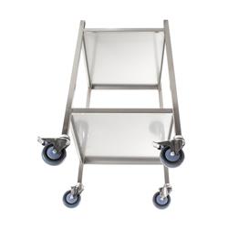 RVS Rollwagen – breedte 490 mm