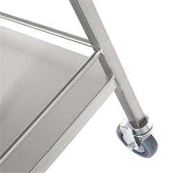 RVS Rollwagen, uitstekende kwaliteit, breedte 800 mm