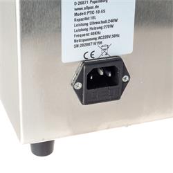 Ultraschallreiniger Anschluss