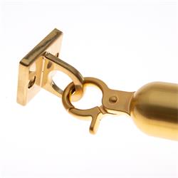 STOPPO Wandhalter für Kordeln und Taue Gold