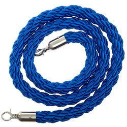 Afzetkoord van gedraaid touw, blauw - 200 cm