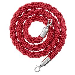 Afzetkoord van gedraaid touw, rood - 200 cm