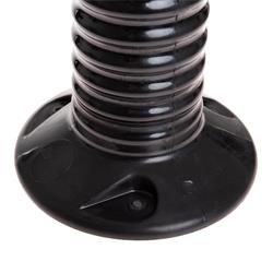 Leitpoller Flexipfosten, schwarz-gelb, 80 mm Durchmesser