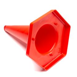 Allpax verkeerskegel Plasto 500 mm zeshoekige kegel