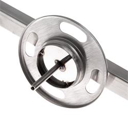 Infotafel A4 liggend zilver
