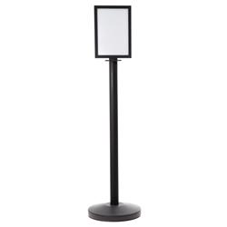 STOPPO Info-Tafel, hoch, für Pfosten mit Kordeln