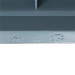 Besteckkorb Materialkennzeichnung