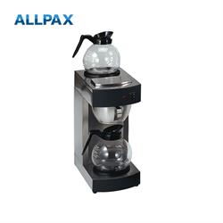 ALLPAX Filter-Kaffeemaschine + 2 Glaskannen