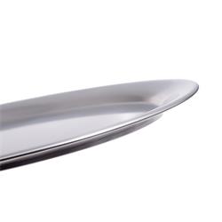 Serviertablett oval seitlich
