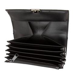Kellnertasche Kunstleder, schwarz, 5 Fächer