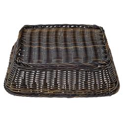 GN Korb -PROFI LINE-, schwarz/braun 10 cm hoch, 6 Größen