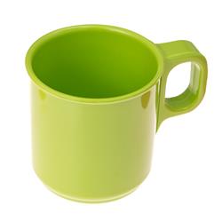 Kaffeebecher Melamin, 5 Farben, 12er Set