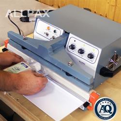 Magneet folie sealapparaat 450 met elektrisch bediend voetpedaal