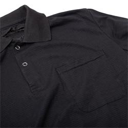 ESD polo shirt maat L - zwart V-hals