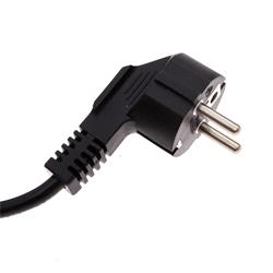 Schuko-Stecker der Kunststoffanzeige