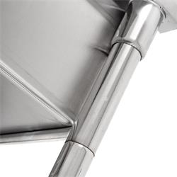Spoeltafel 600 x 650 x 950 mm, 1 bak
