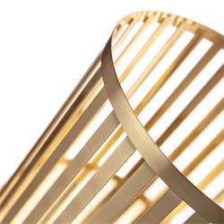 Korb/Ständer aus  Metall, gold brushed
