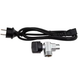 Stecker und Auslaufhahn