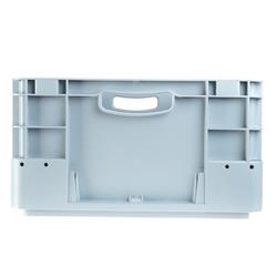 Euronorm Stapelbox, offene Handgriffe