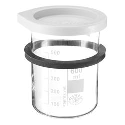 Bandelin SONOREX SD 06 Glas-Einsatzbecher mit Gummiring + Deckel - 600 ml Bandelin SONOREX SD 06 Glas-Einsatzbecher mit Gummiring + Deckel - 600 ml